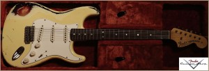 Fender Customshop 1968 Stratocaster Heavy Relic White 3-Tone Sunburst 006