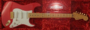 Fender CSStrat 1956 Red Modern 005