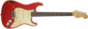 fender customshop fiesta red Michael Landau Signature 1963 Relic Stratocaster
