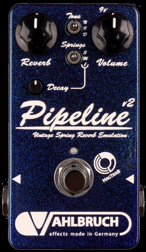 Vahlbruch Pipeline Vintage Spring Reverb Effekt Pedal