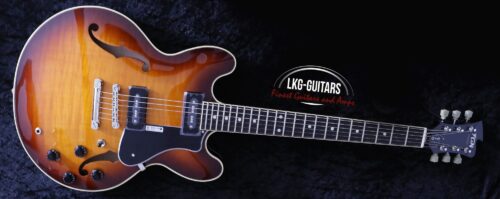 FGN Masterfield Semi Acoustic P90 in Antique Sunburst -  inkl. Koffer