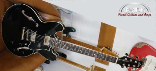Heritage H-535 SEMI-HOLLOW – Black – incl. Case
