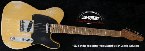 Fender Customshop Masterbuilt Dennis Galuszka – 1952 Telecaster – Heavy Relic – Butterscotch Blonde – R112842