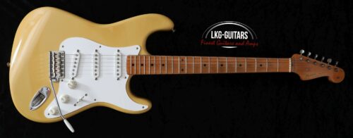 Launhardt Masterbuilt Stratocaster mit Original 1957´er Fender Maple Neck – Yellow Gold