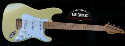 SUHR CLASSIC S, VINTAGE YELLOW, MAPLE FINGERBOARD, SSS – INCL. CASE