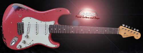 Fender Customshop 1963 Michael Landau Stratocaster® - Heavy Relic Aged - Fiesta Red over 3TS - incl. Case