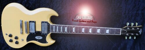 Maybach Albatroz ’65-2 – Humbucker – TV-Yellow Aged – Seriennummer 238094 – Slim Taper Neck – incl. Case