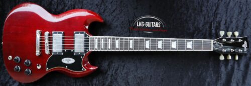 Maybach Albatroz ’65-2 – Humbucker – Wine Red Aged – Seriennummer 238079 – incl. Case