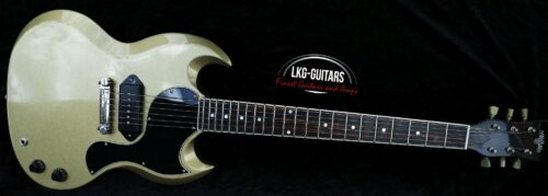 Maybach Albatroz ’65 Gold Sparkle Custom 60s Slim Taper Aged -248601 – incl. Case