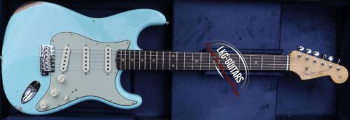 Fender Custom Shop LATE 1962 Stratocaster Relic – Faded Aged Daphne Blue – incl. Case
