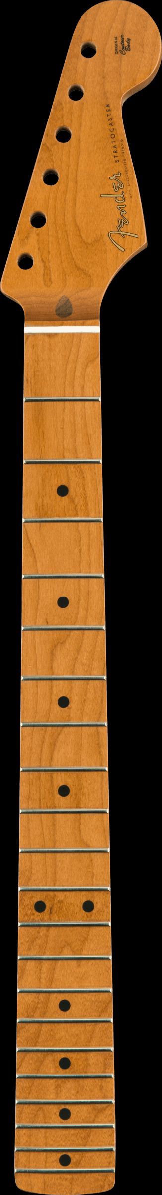 FENDER ROASTED MAPLE VINTERA® MOD 50’S STRATOCASTER® NECK, 21 MEDIUM JUMBO FRETS, 9.5″, „V“ SHAPE