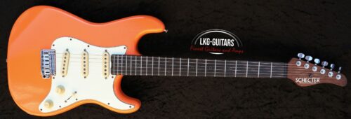 SCHECTER -USA Custom Nick Johnston Traditional Wembley – Atomic Orange – incl. Schecter Case