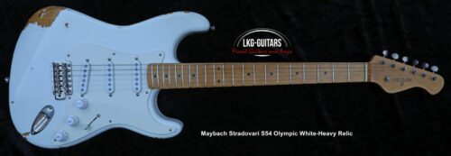 Maybach STRADOVARI S54 Olympic White – Heavy Relic – Made in Europe – incl. Luxus Case