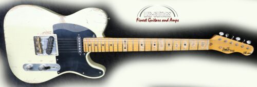 Siggi Braun Customshop Tele – LKG-Edition – Vintage White – Medium Aged – incl. Case – 1011
